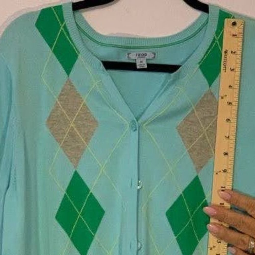 Izod Argyle cardigan